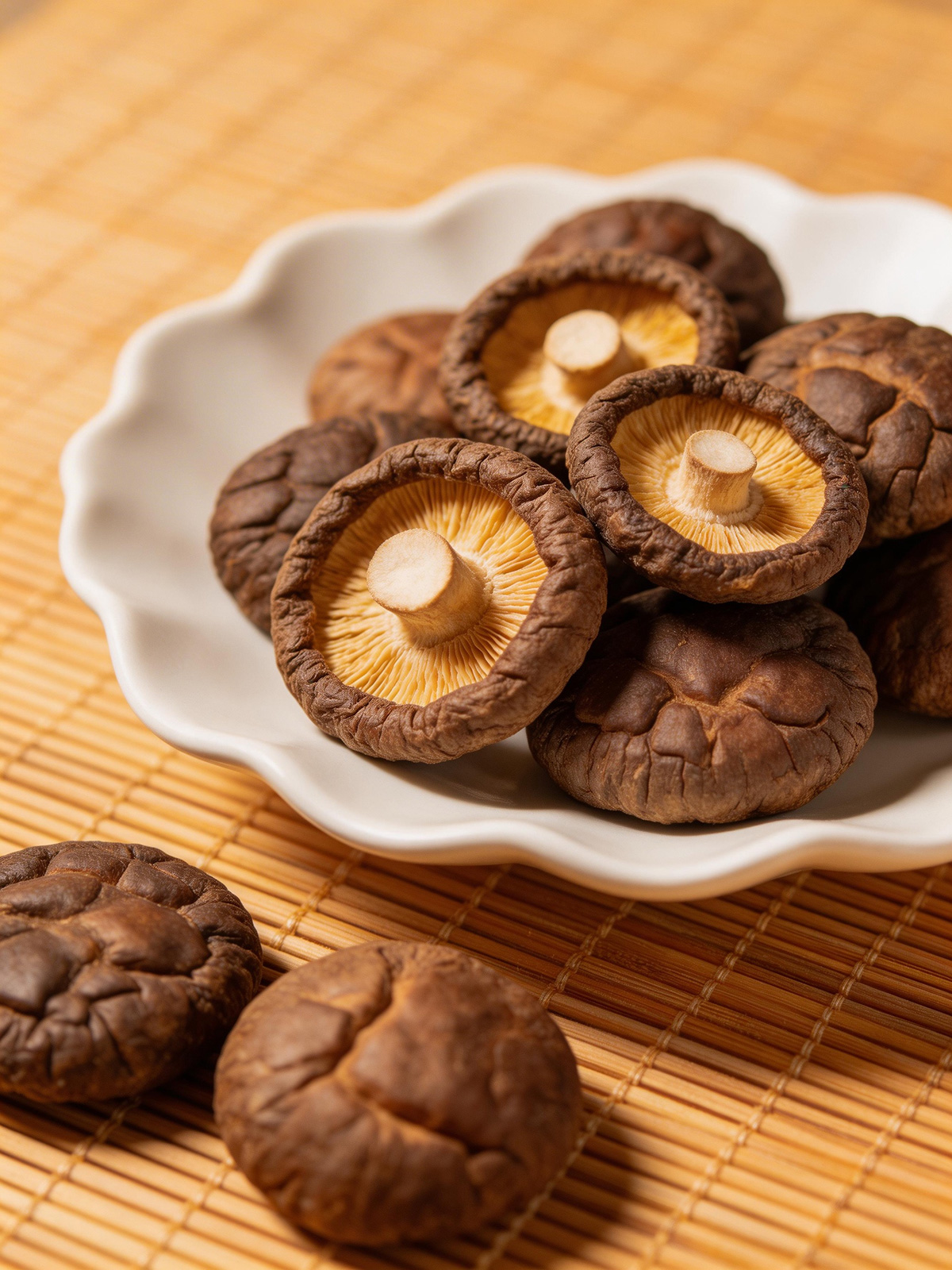 商業(yè)美食金錢香菇產品攝影